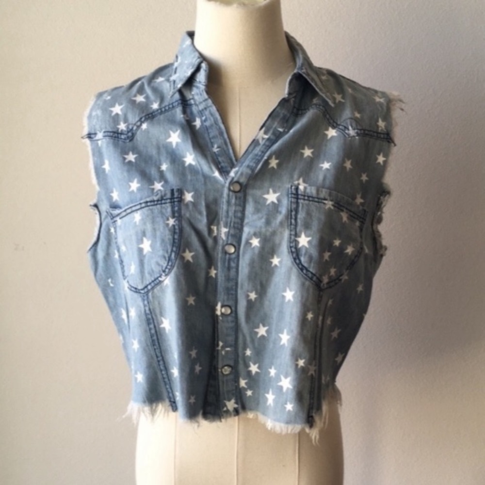 NWT Millau Denim Top